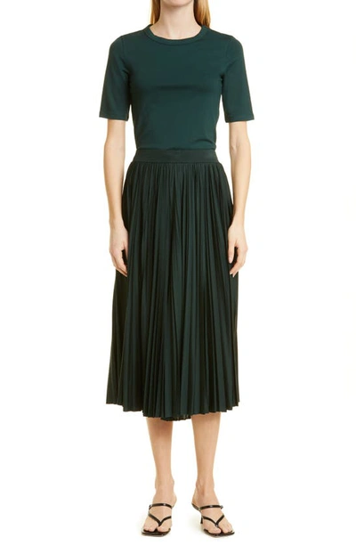 Hugo Boss Efita Short Sleeve T-shirt In Deep Verdite