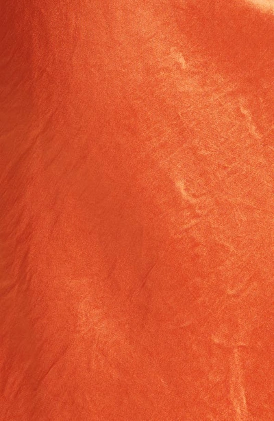 Shop Vince Satin Slipdress In Burnt Orange