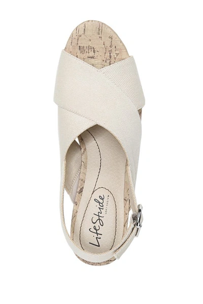 Shop Lifestride Lara Slingback Sandal In Almond Milk