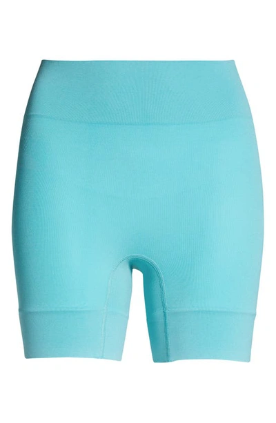 Shop Yummie Bria Shaping Shorts In Aqua