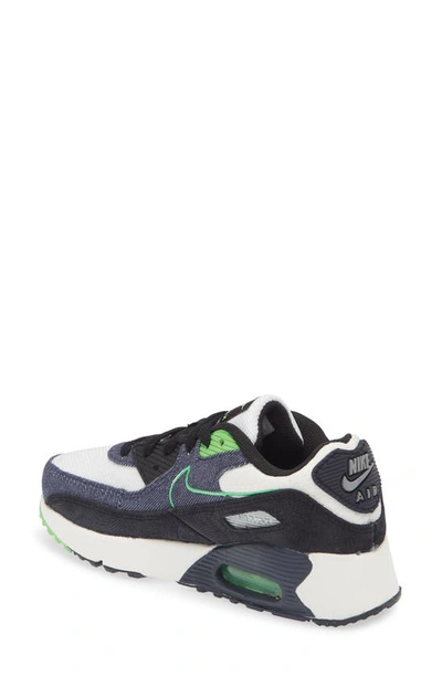 Shop Nike Air Max 90 Ltr Se Sneaker In Black/ Obsidian/ Green/ White