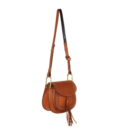 Shop Chloé Small Hudson Perforated Shoulder Bag