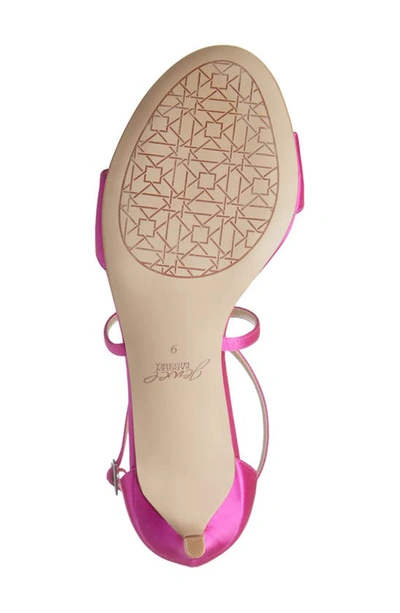 Shop Jewel Badgley Mischka Dimitra Strappy Sandal In Neon Pink