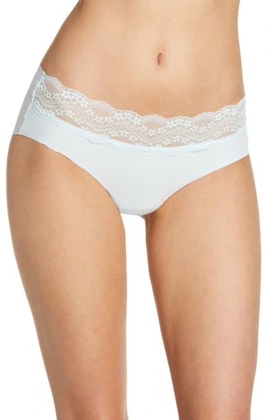 B.tempt'd By Wacoal B.bare Hipster Panties In Saltwater Slide