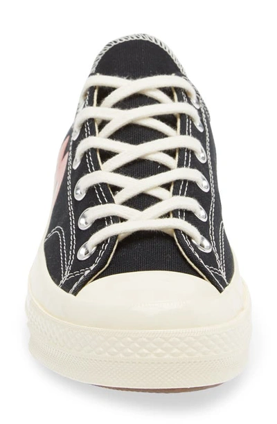 Comme Des Garçons Play Comme Des Garcons Play Black Converse Edition Half Heart Chuck 70 Low Sneakers In Black
