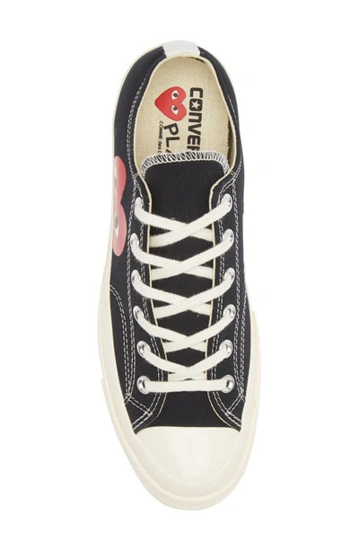 Shop Comme Des Garçons Play X Converse Chuck Taylor® Hidden Heart Low Top Sneaker In Black