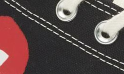 Comme Des Garçons Play Comme Des Garcons Play Black Converse Edition Half Heart Chuck 70 Low Sneakers In Black