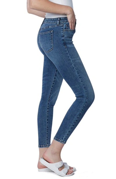 Shop Hint Of Blu Brilliant High Waist Skinny Jeans In Fantastic Blue