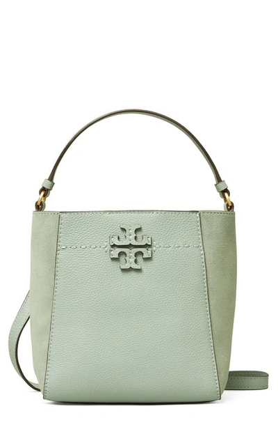 Tory Burch Mcgraw Die Cut Small Bucket Bag