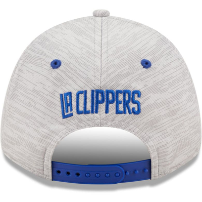 Shop New Era Gray La Clippers Outline 9forty Snapback Hat