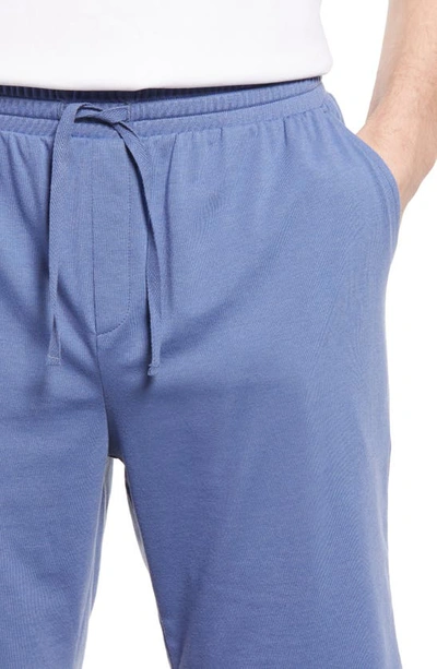 Shop Nordstrom Stretch Knit Lounge Shorts In Blue Angelite