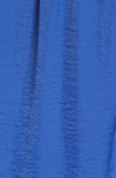 Vince Camuto Rumple Fabric Blouse In Deep Azure
