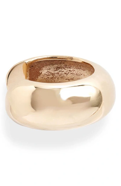 Zoë Chicco 14k Gold Thick Round Ear Cuff In Yellow Gold