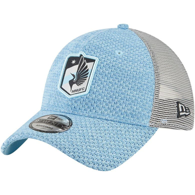 Shop New Era Light Blue Minnesota United Fc Kick Off 9twenty Trucker Snapback Hat