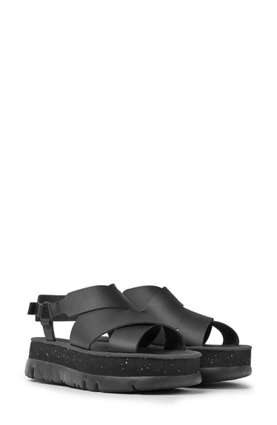 Shop Camper Oruga Up Sandal In Black