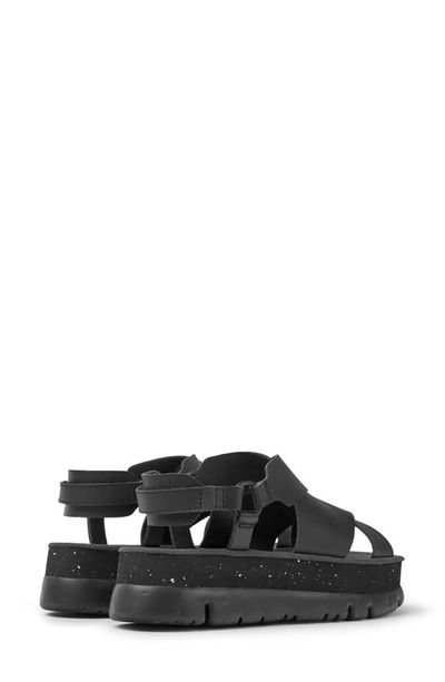 Shop Camper Oruga Up Sandal In Black