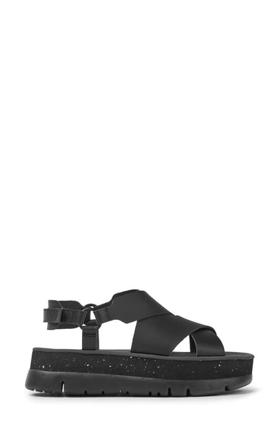 Shop Camper Oruga Up Sandal In Black