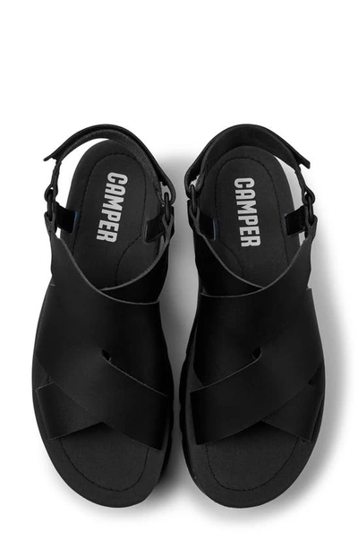 Shop Camper Oruga Up Sandal In Black