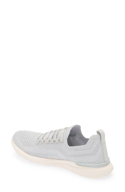 Apl Athletic Propulsion Labs Techloom Breeze Knit Running Shoe In Plaster / Creme