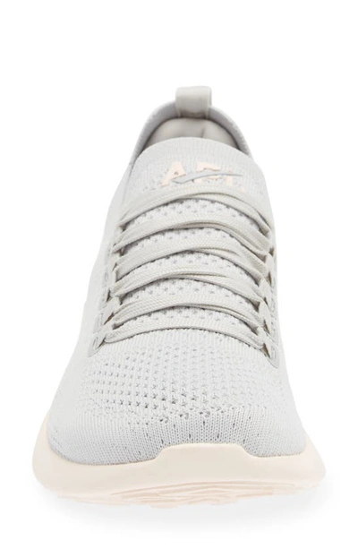 Shop Apl Athletic Propulsion Labs Techloom Breeze Knit Running Shoe In Plaster / Creme