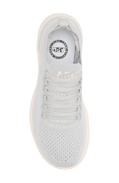 Apl Athletic Propulsion Labs Techloom Breeze Knit Running Shoe In Plaster / Creme