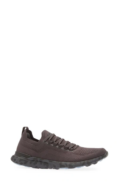 Apl Athletic Propulsion Labs Techloom Breeze Knit Running Shoe In Anthracite / Black / Leopard