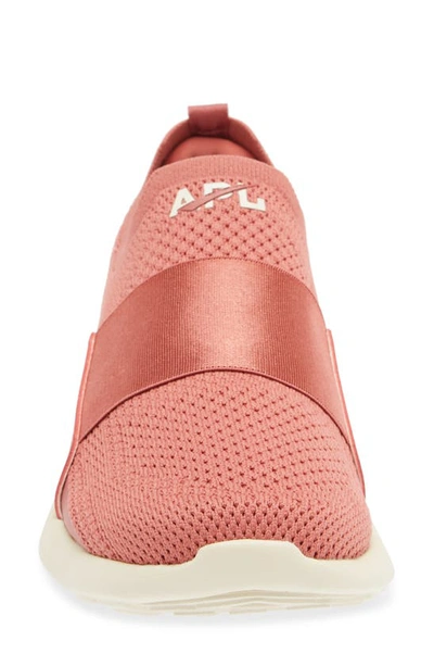 Apl Athletic Propulsion Labs Techloom Bliss Knit Running Shoe In Cedar / Pristine