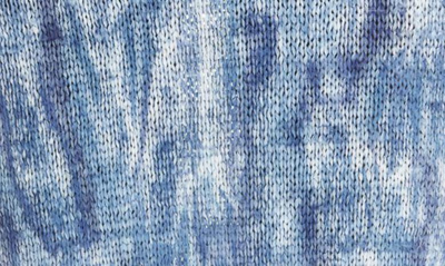 Shop Altuzarra Zinaida Hand Dyed Silk Sweater Midi Skirt In 227406 Berry Blue Hand Dye