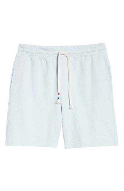 Shop Sol Angeles Quilted Cotton Blend Shorts In Mist