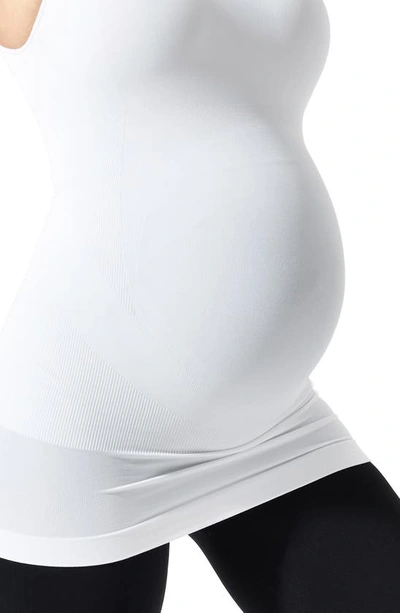 Shop Blanqi Everyday Maternity Belly Support Tank Top In White