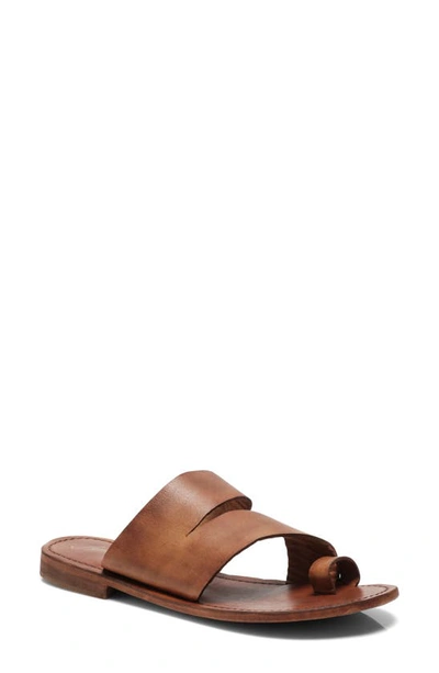 Shop Free People Abilene Toe Loop Sandal In Luggage