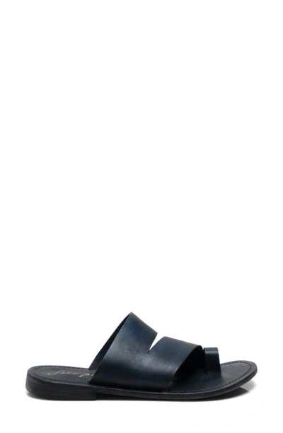Free People Abilene Toe Loop Sandal In Almost Midnight Hour
