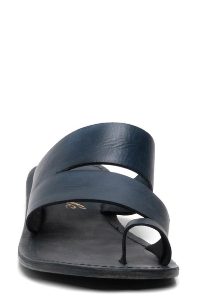 Free People Abilene Toe Loop Sandal In Almost Midnight Hour