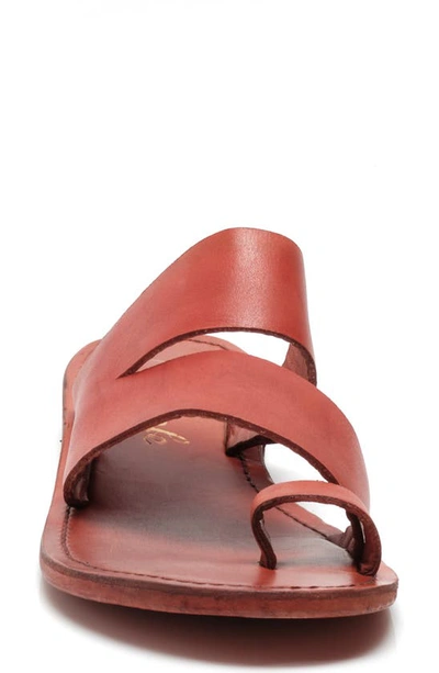 Shop Free People Abilene Toe Loop Sandal In Rare Sienna