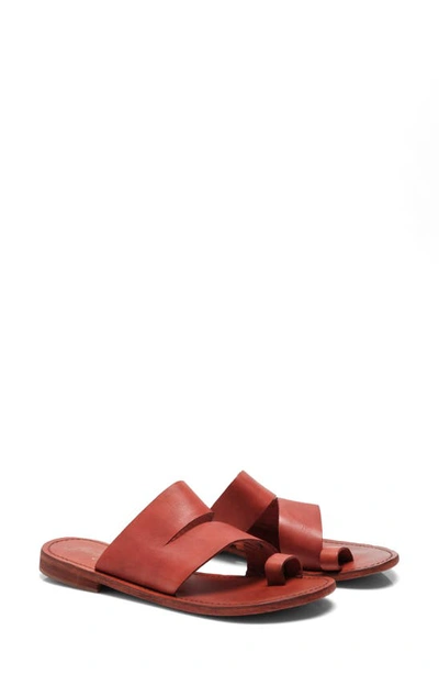 Shop Free People Abilene Toe Loop Sandal In Rare Sienna