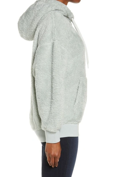 Shop Ugg Lorya Double Face Fleece Hoodie In Sidewalk