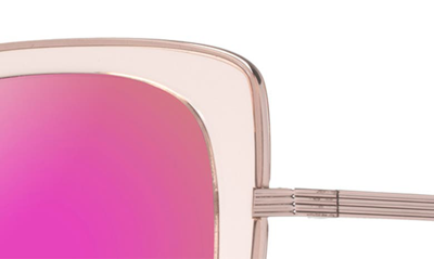 Maui Jim Violet Lake 52mm Polarizedplus Sunglasses In Pink With Rose Gold