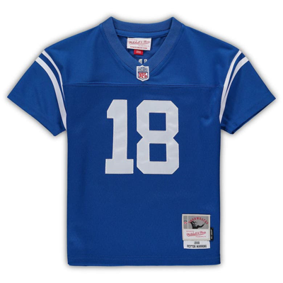 Shop Mitchell & Ness Preschool  Peyton Manning Royal Indianapolis Colts Retired Legacy Jersey