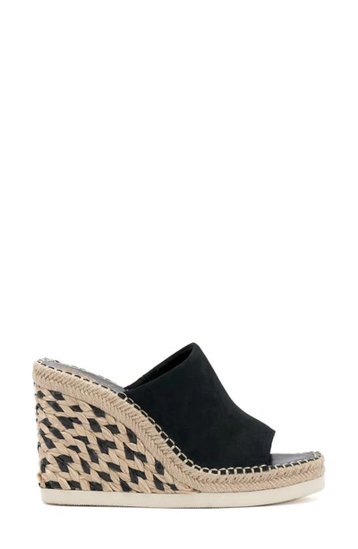 Vince Camuto Brissia Wedge Mule In Black