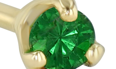 Zoë Chicco Women's 14k Yellow Gold, Diamond & Emerald Curb Chain Drop Earrings In 14k Yg