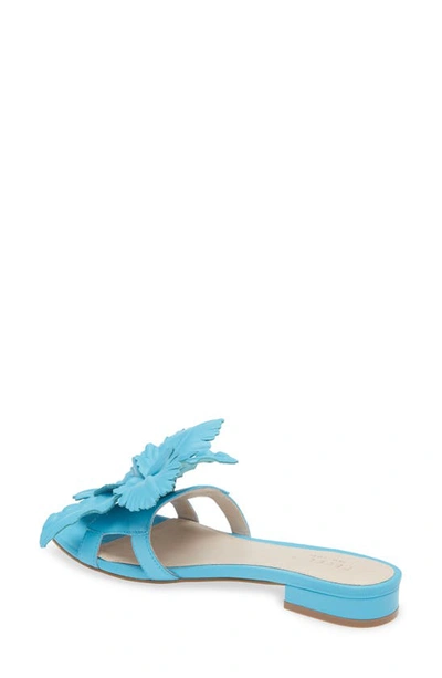 Shop Cecelia New York Lila Slide Sandal In Corn Flower Blue