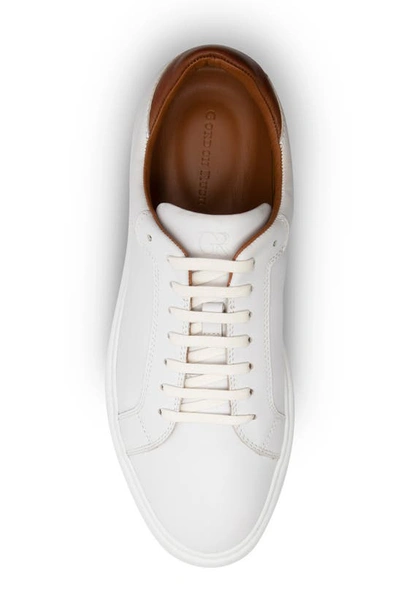 Shop Gordon Rush Devon Sneaker In White/ Luggage