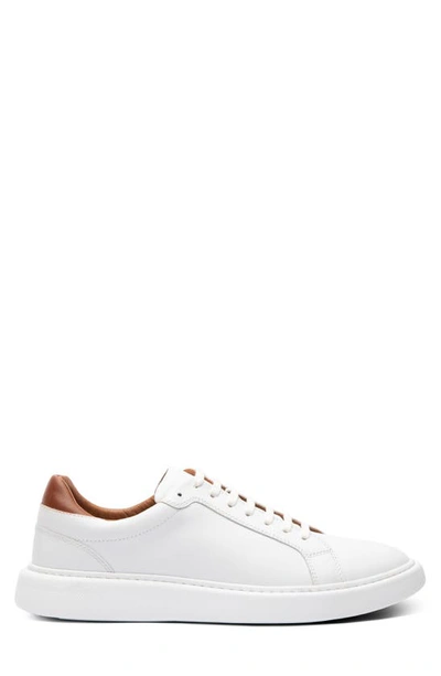 Shop Gordon Rush Devon Sneaker In White/ Luggage