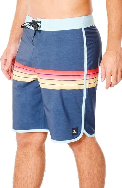 Shop Rip Curl Mirage Surf Revival Stripe Board Shorts In Navy