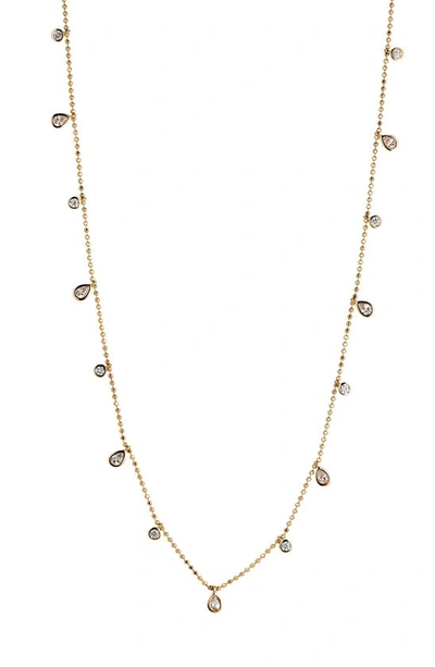 Shop Nadri Daylight Shaky Station Necklace In Gold