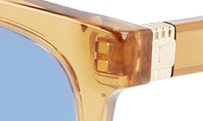 Shop Lanvin 54mm Rectangular Sunglasses In Caramel