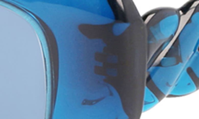 Shop Lanvin Babe 50mm Rectangular Sunglasses In Blue