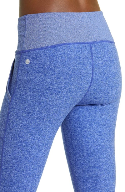 Shop Zella Restore Soft Pocket Leggings In Blue Clematis