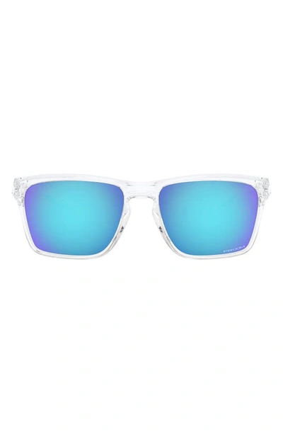 Shop Oakley Sylas 57mm Prizm™ Keyhole Sunglasses In Clear
