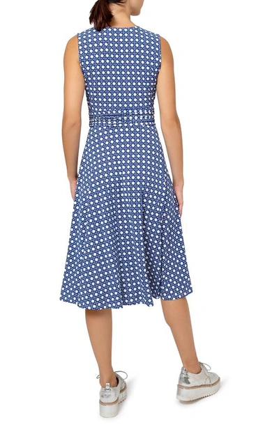 Shop Leota Cindy Sleeveless Midi Dress In Bbwb - Bellwether Blue